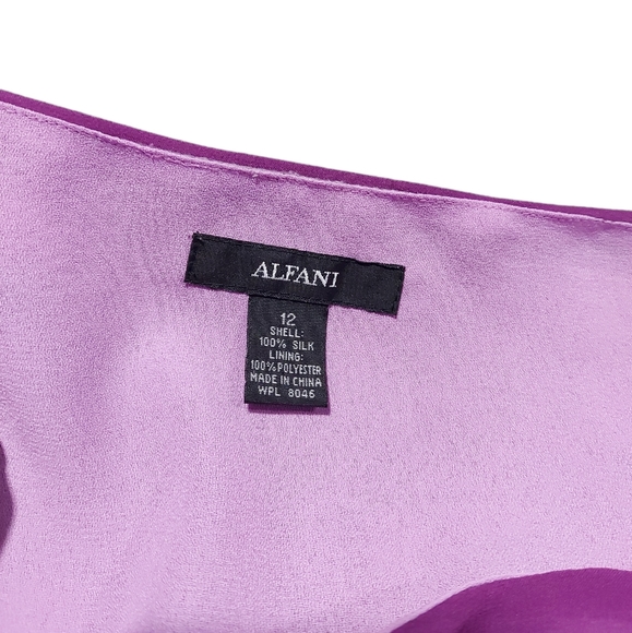 Alfani Silk Skirt EUC Size 12 - Picture 3 of 5